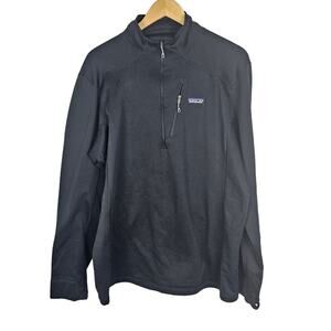 Patagonia Crosstrek Polartec 1/4 Zip Black Men's XL